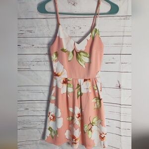 Pink floral Dress size Small